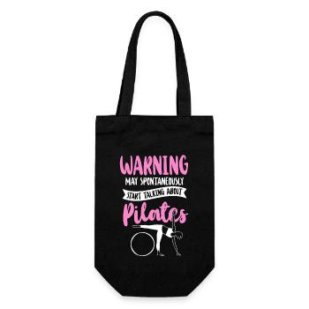 Avertissement de l’instructeur de Pilates - Sac à bouteille - noir - Devant