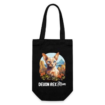 Devon Rex Kitten Devon Rex Cat - Gift Bag for Bottles - black - Front