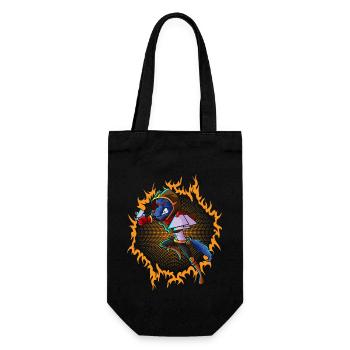 The Gambler's Wolf - Gift Bag for Bottles - black - Front