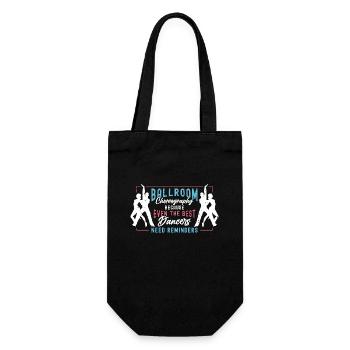 Ballroom Dance Ballroom Choreography Loves Dancing - Gift Bag for Bottles - black - Front