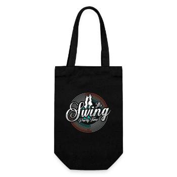 Swing Dance It's Swing Party Time Ballroom Dance - Gift Bag for Bottles - black - Front
