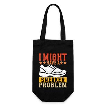 Sneakerhead Sneaker Collector - Gift Bag for Bottles - black - Front