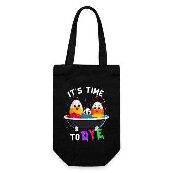 Oeuf Couleurs Humour Coloré Artiste Drôle Pâques - Sac à bouteille - noir - Devant