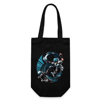 Skateboard Skater Design pour les garçons de 8 ans - Sac à bouteille - noir - Devant