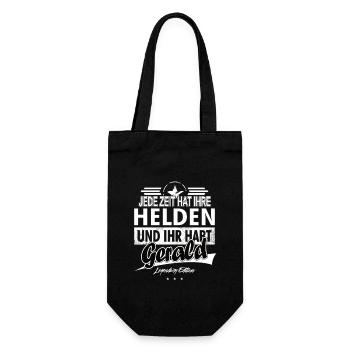 Every era has its heroes You have Gerald - Gift Bag for Bottles - black - Front
