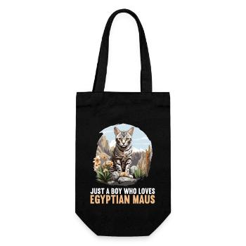 Mau égyptien Chaton Chat égyptien Mau - Sac à bouteille - noir - Devant