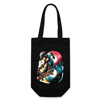 Skateboard Skater Design pour les garçons de 8 ans - Sac à bouteille - noir - Devant