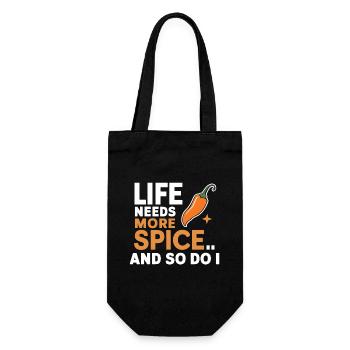 Amateurs de cuisine épicée, Chili Peppers Chef - Sac à bouteille - noir - Devant