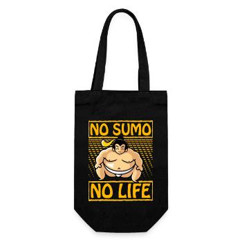 Pas de Sumo, pas de vie - Sac à bouteille - noir - Devant