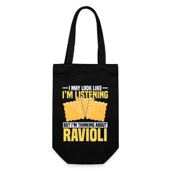 RAVIOLI 8 - Sac à bouteille - noir - Devant