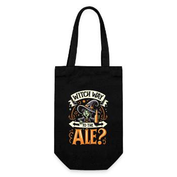 Renaissance Fairground Outfit Medieval - Gift Bag for Bottles - black - Front