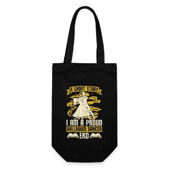 Danseuse de salon Une histoire courte Je suis un amoureux de la danse - Sac à bouteille - noir - Devant