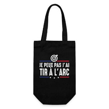 Je Peux Pas J'ai Tir à l'arc archer l'archerie fan - Sac à bouteille - noir - Devant