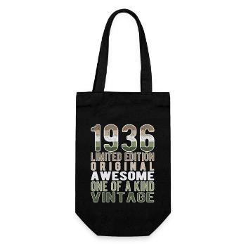 Edition limitée depuis 1936 Anniversaire Millésime 1936 - Sac à bouteille - noir - Devant