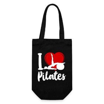 Instructeur de Pilates Enseignant Cœur I - Sac à bouteille - noir - Devant