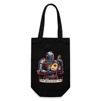 Renaissance Fairground Outfit Medieval - Gift Bag for Bottles - black - Front