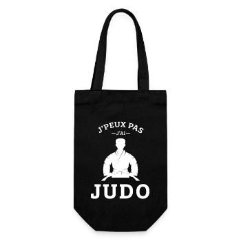 Je peux pas j'ai judo judoka Art Martial Japonais - Sac à bouteille - noir - Devant