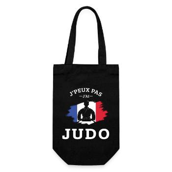 Je peux pas j'ai judo judoka Art Martial Japonais - Sac à bouteille - noir - Devant