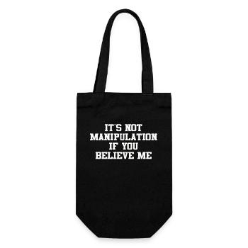 Pas de manipulation si vous croyez - Sac à bouteille - noir - Devant