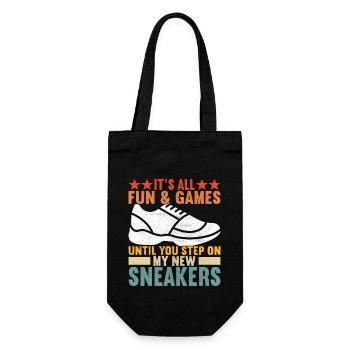 Sneakerhead Sneaker Collector - Gift Bag for Bottles - black - Front