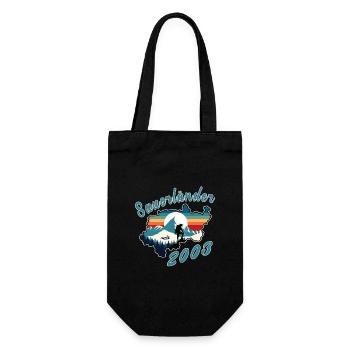 2003 Birthday Sauerländer Original Retro Sunset - Gift Bag for Bottles - black - Front