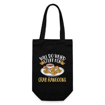 Krabben Rangoon Crab Rangoon - Gift Bag for Bottles - black - Front
