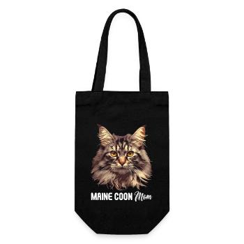 Maine Coon Chaton Maine Coon Chat - Sac à bouteille - noir - Devant