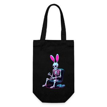 Easter Bunny Gamer Iconic Easter Gaming - Gift Bag for Bottles - black - Front