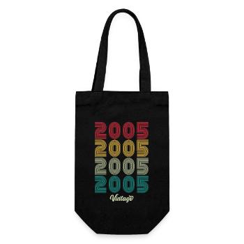 19 Years Old Vintage 2005 Limited Edition 19th - Gift Bag for Bottles - black - Front