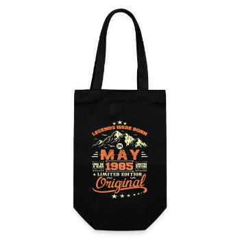 Mai 1985 Vintage Nées En Mai 1985 Anniversaire Mai - Sac à bouteille - noir - Devant