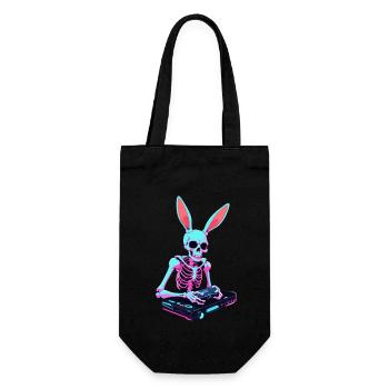 Easter Bunny Gamer Iconic Easter Gaming - Gift Bag for Bottles - black - Front
