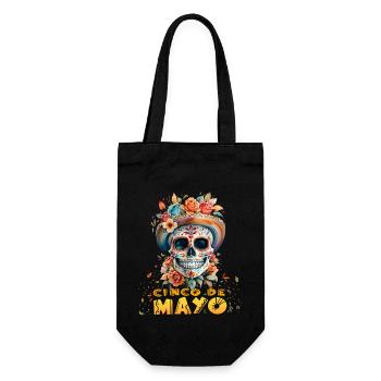 Cinco De Mayo Girl Mexican Fiesta 5 De Mayo - Gift Bag for Bottles - black - Front