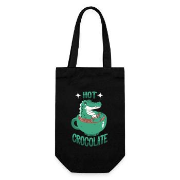Crocodile au cacao - Sac à bouteille - noir - Devant