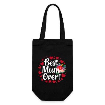 Best Mom Forever - Cadeau de fête des mères - Sac à bouteille - noir - Devant