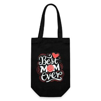 Best Mom Forever - Cadeau de fête des mères - Sac à bouteille - noir - Devant
