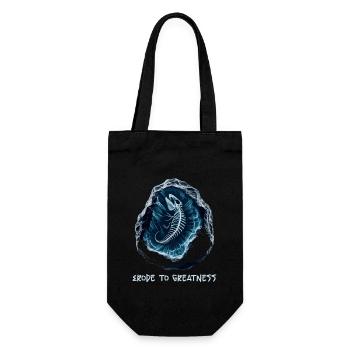 Fossil Hunter, Fossil Hunter, Paleontologist - Gift Bag for Bottles - black - Front