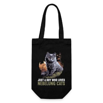 Chaton Nebelung Chat Nebelung - Sac à bouteille - noir - Devant