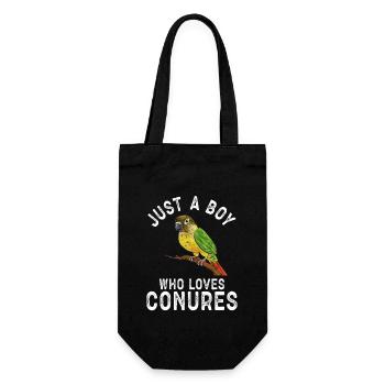 Molina Perruche Perroquet Perruche Oiseau Perruche - Sac à bouteille - noir - Devant