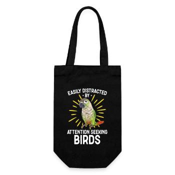 Molina Perruche Perroquet Perruche Oiseau Perruche - Sac à bouteille - noir - Devant