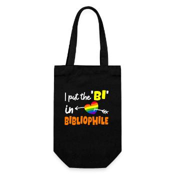 Bisexuell Wortspiel - Geschenkbeutel für Flaschen - Schwarz - Vorne
