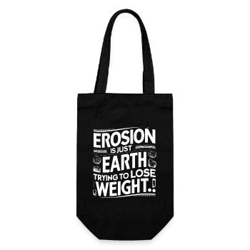 Geology Stone Hunt Agate Hunter Stone Collecting - Gift Bag for Bottles - black - Front