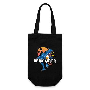 Bierosaurus Bière Osaur Bière Buveur de bière - Sac à bouteille - noir - Devant