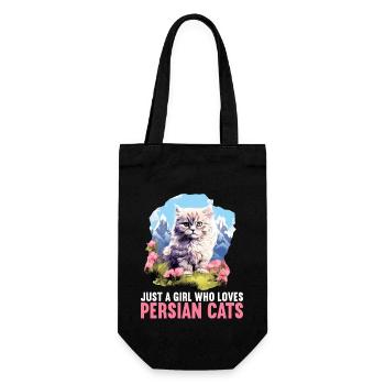 Persian Cat Perserkatze - Gift Bag for Bottles - black - Front