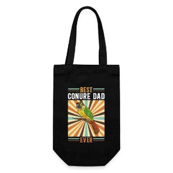 Molina Parakeet Parrot Bird Parakeet - Gift Bag for Bottles - black - Front