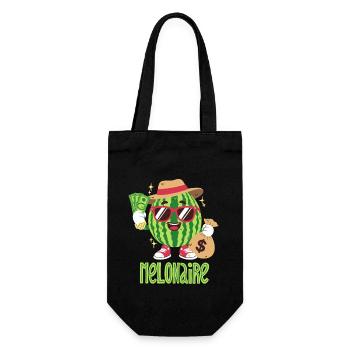 Melon Millionaire - Gift Bag for Bottles - black - Front