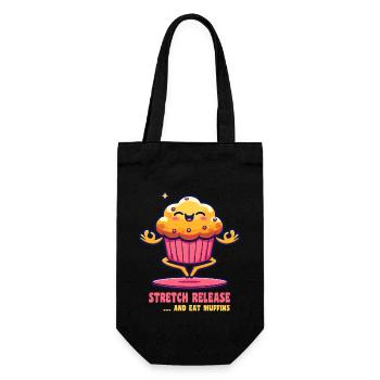 Yoga Muffin Stretch Release Balance - Gift Bag for Bottles - black - Front