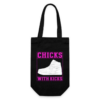 Sneakerhead Sneaker Collector - Gift Bag for Bottles - black - Front