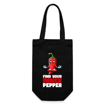 Trouvez le pepperoni qui sommeille en vous - Sac à bouteille - noir - Devant