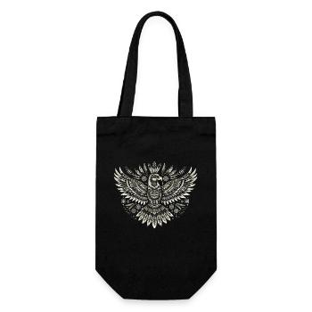Pétroglyphe Art rupestre ancien Rock dessin indien - Sac à bouteille - noir - Devant
