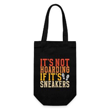 Sneakerhead Sneaker Collector - Gift Bag for Bottles - black - Front